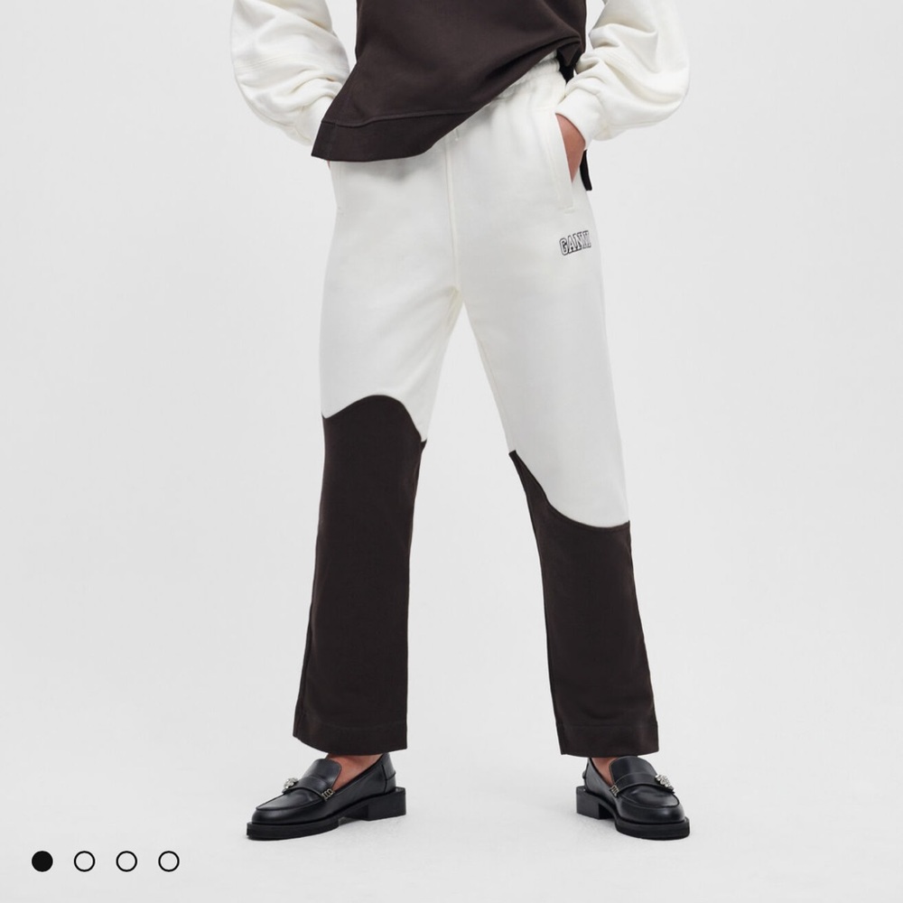 NWOT Ganni Software Wave Isoli Straight Leg Sweat Pants